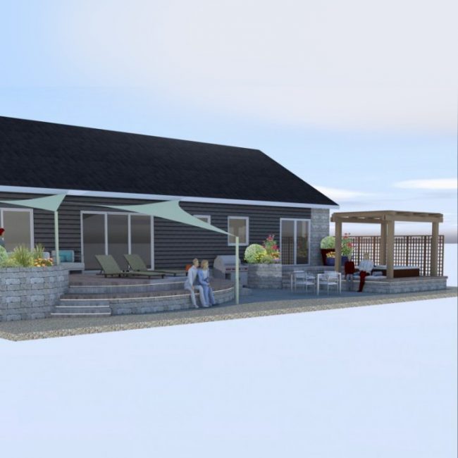 Private Garden Decking